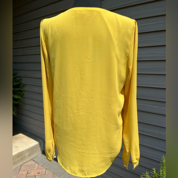 Loft mustard blouses - Picture 3 of 10